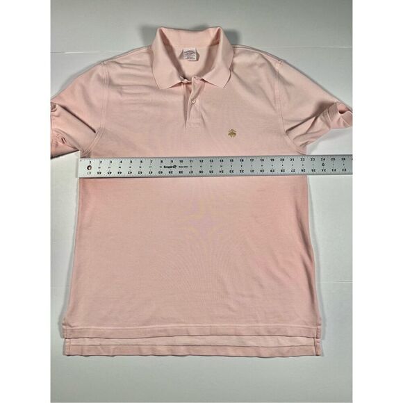 Brooks Brothers Golden Fleece Stretch Supima Performance Polo Pink Size Large - Picture 5 of 10